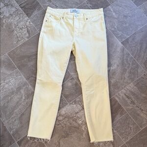 Vtg Jordache midrise skinny size 8 Light Yellow Women's Jeans like new